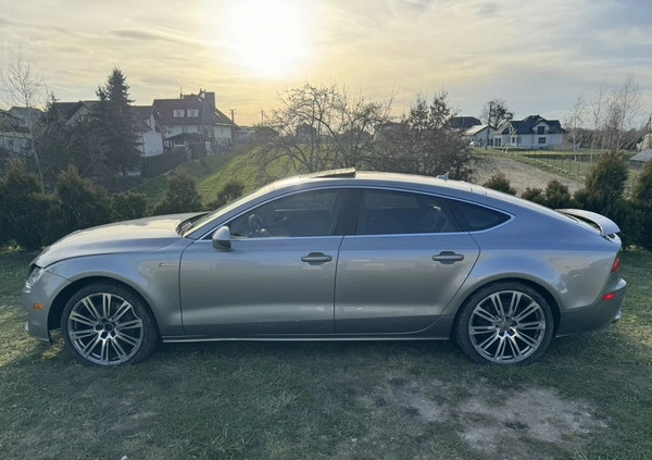 Audi A7 cena 38900 przebieg: 70042, rok produkcji 2012 z Iława małe 596